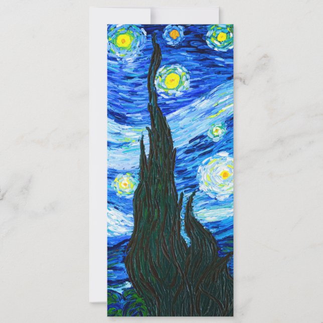 Van Gogh Starry Night Inbjudningar (Framsida)