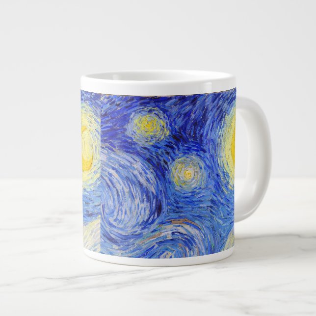 Van Gogh , “Starry Night” Jumbo Mugg (Framsida höger)