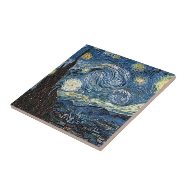 Van Gogh Starry Night Kakelplatta (Sidan)
