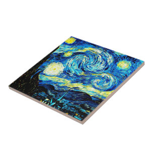 Van Gogh - Starry Night Kakelplatta