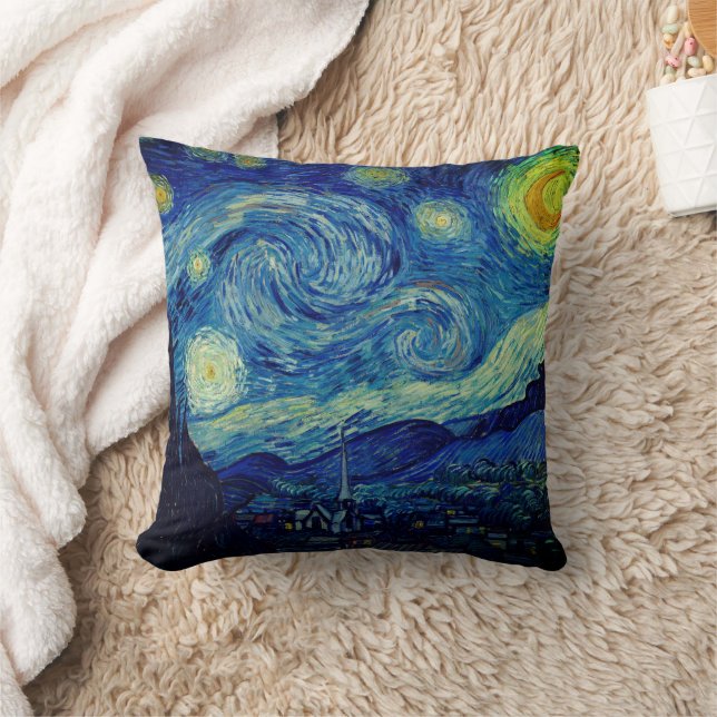 Van Gogh Starry Night Kudde (Filt)