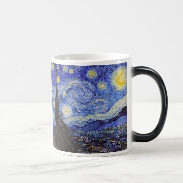 Van Gogh , “Starry Night” Magisk Mugg (Höger)