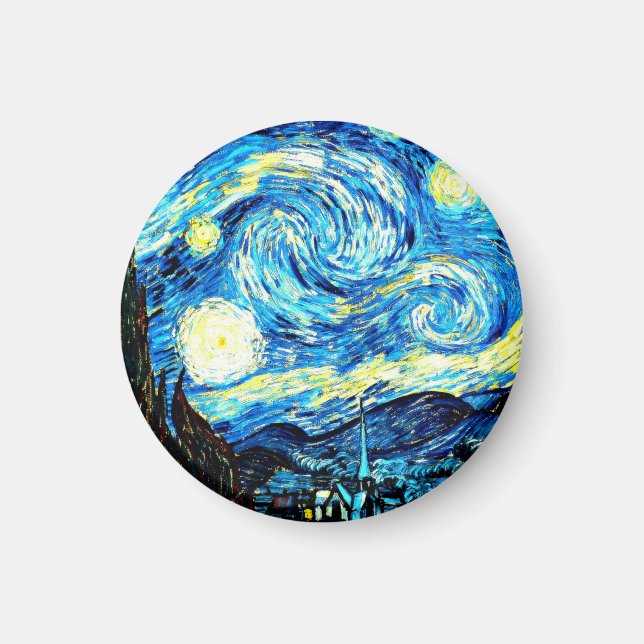 Van Gogh: Starry Night Magnet (Framsidan)