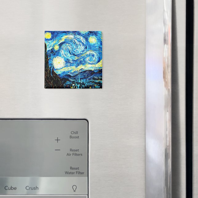 Van Gogh, Starry Night Magnet (In Situ (Fridge))