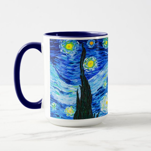 Van Gogh Starry Night Mugg (Vänster)