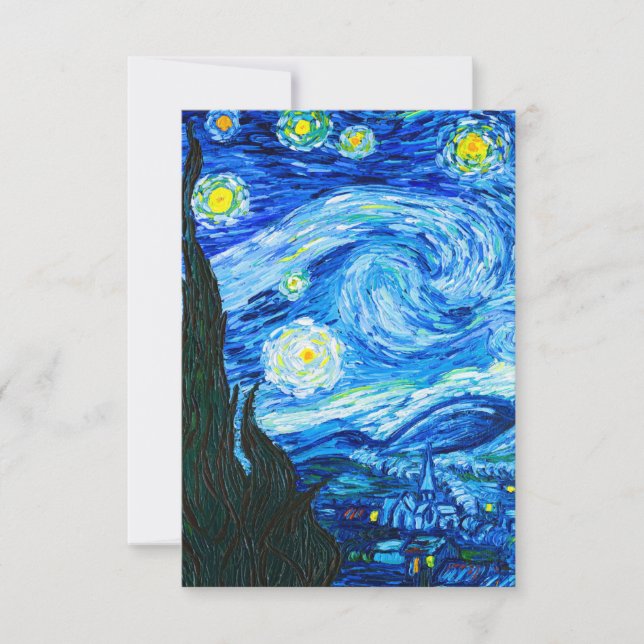 Van Gogh Starry Night OSA Kort (Framsida)