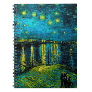 Van Gogh Starry Night over Rhône Anteckningsbok
