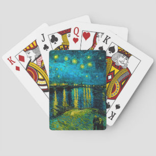 Van Gogh Starry Night over Rhône Casinokort