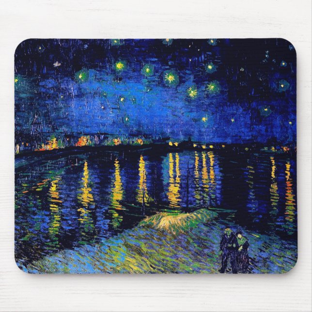 Van Gogh Starry Night Over Rhone (F474) Fine Art Musmatta (Framsidan)