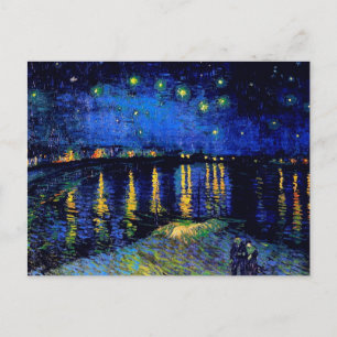 Van Gogh Starry Night Over Rhone (F474) Fine Art Vykort