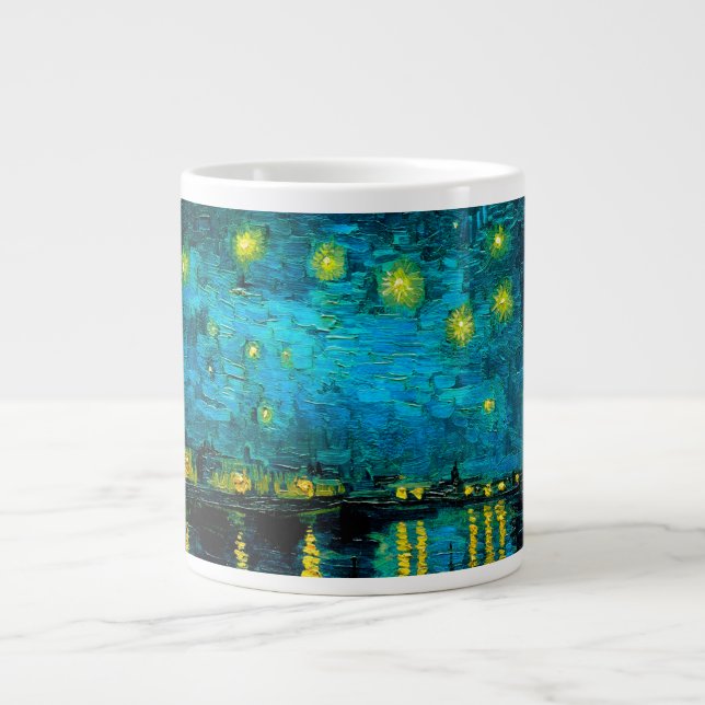 Van Gogh Starry Night over Rhône Jumbo Mugg (Framsidan)