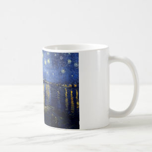 Van Gogh Starry Night over Rhone Kaffemugg