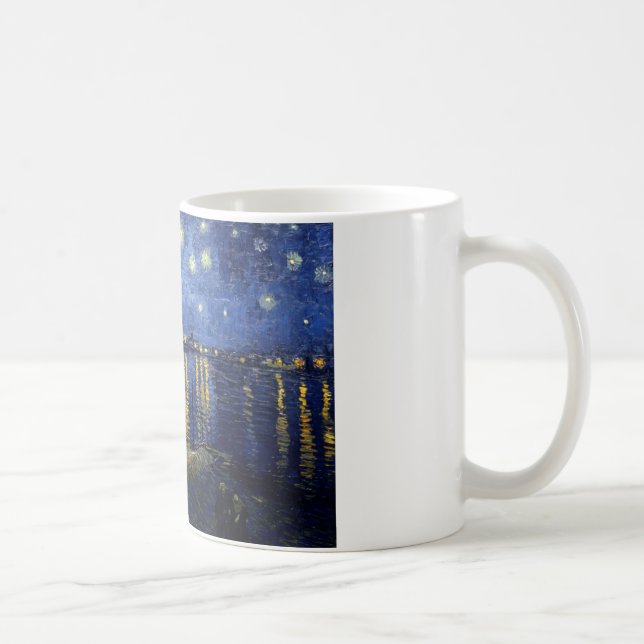 Van Gogh Starry Night over Rhone Kaffemugg (Höger)