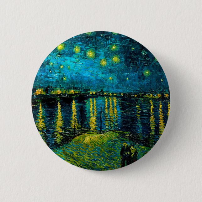 Van Gogh Starry Night over Rhône Knapp (Framsida)
