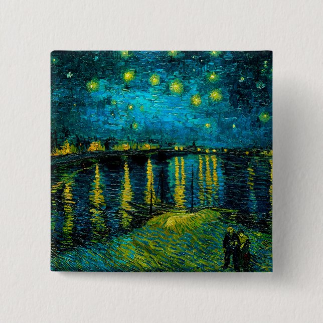 Van Gogh Starry Night over Rhône Knapp (Framsida)