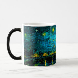 Van Gogh Starry Night over Rhône Magisk Mugg