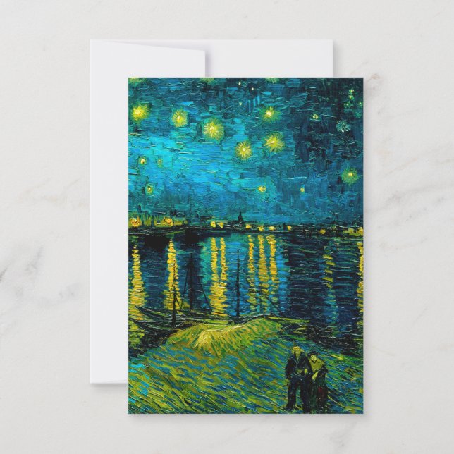 Van Gogh Starry Night over Rhône OSA Kort (Framsida)
