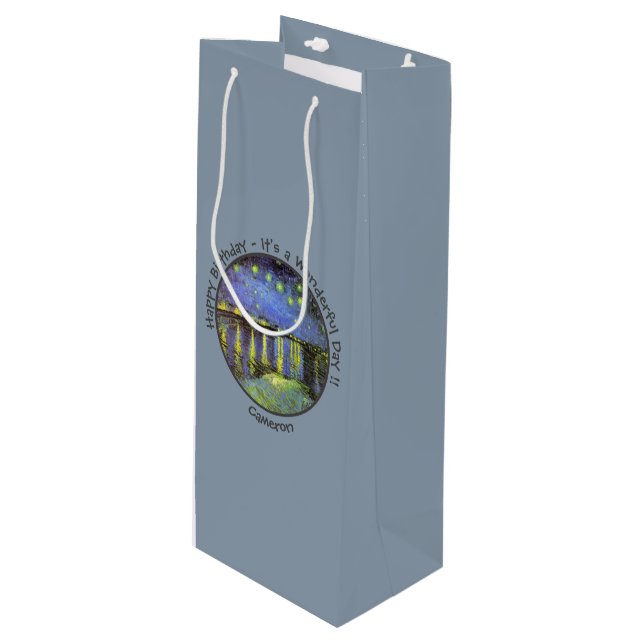 van Gogh Starry Night over Rhone Party Items (Framsidan Vinklad)