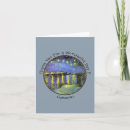 van Gogh Starry Night over Rhone Party Items Tack Kort