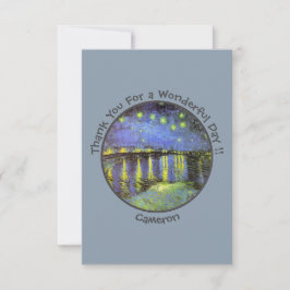 van Gogh Starry Night over Rhone Party Items Tack Kort