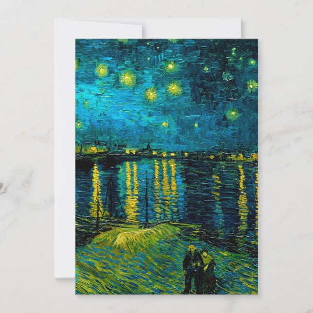 Van Gogh Starry Night over Rhône Spara Datumet (Framsida)
