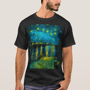 Van Gogh Starry Night over Rhône T Shirt