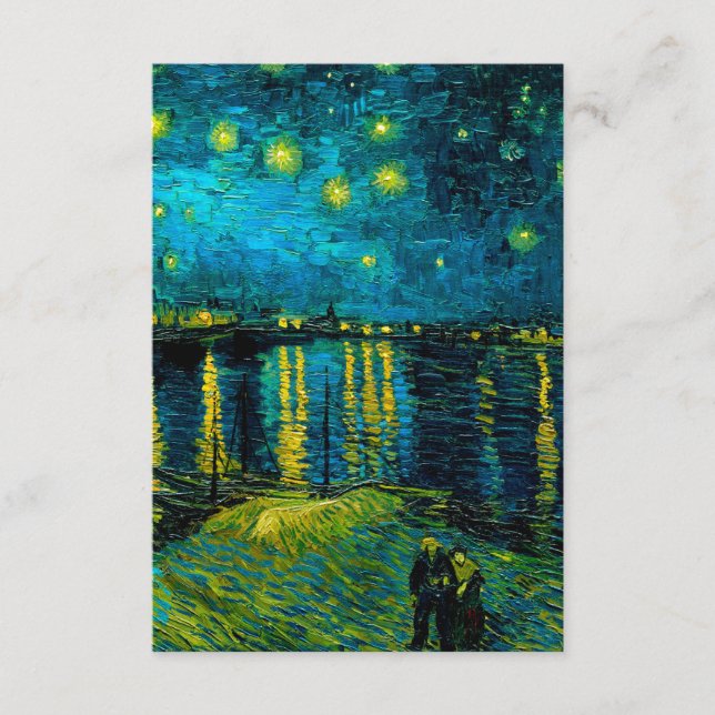 Van Gogh Starry Night over Rhône Tilläggskort (Framsida)