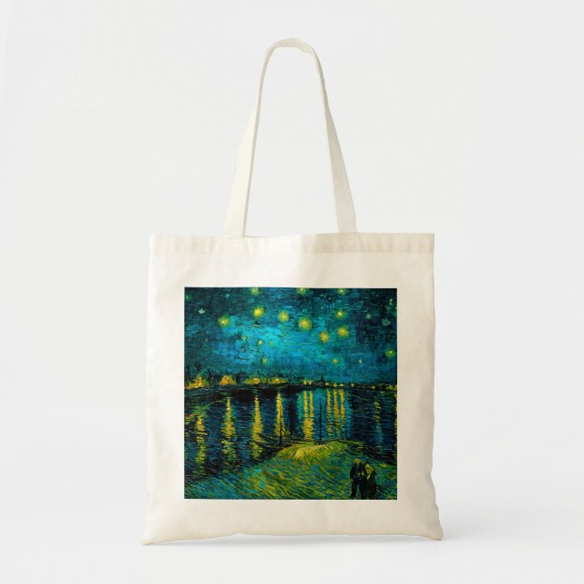 Van Gogh Starry Night over Rhône Tygkasse (Framsidan)