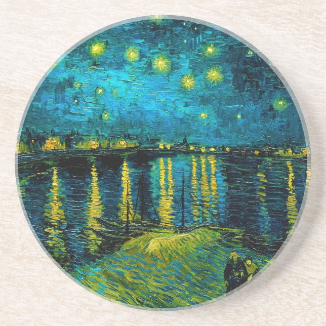 Van Gogh Starry Night over Rhône Underlägg (Framsidan)