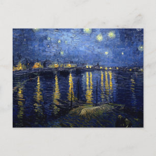 Van Gogh Starry Night over Rhone Vykort