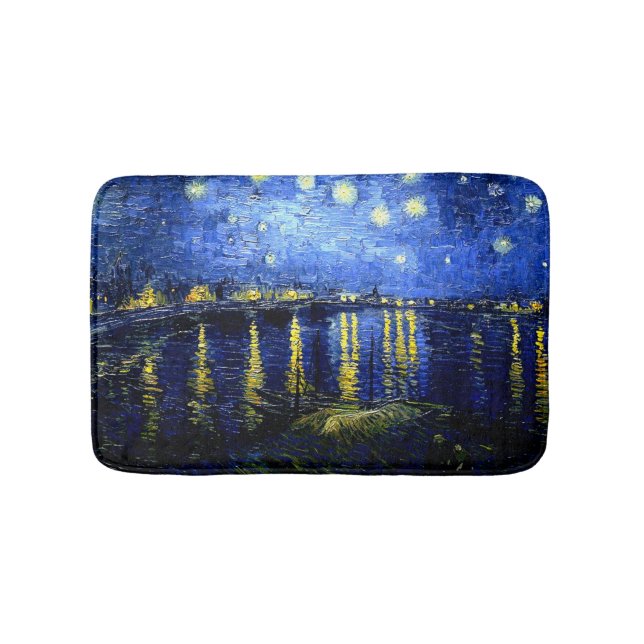 Van Gogh - Starry Night over the Rhone Badrumsmatta (Framsidan)
