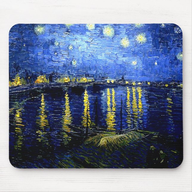 Van Gogh - Starry Night over the Rhone Musmatta (Framsidan)