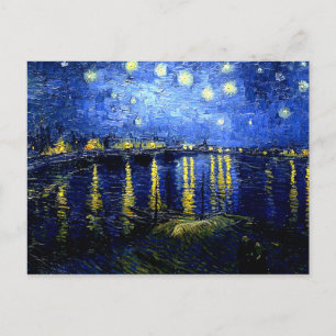 Van Gogh - Starry Night over the Rhone Vykort