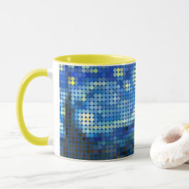 Van Gogh "Starry Night" Pixeldot Mugg