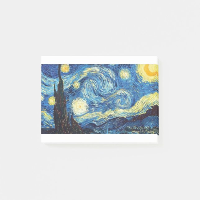van gogh Starry night Post-it Block (Framsida)