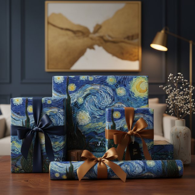 Van Gogh Starry Night Presentpapper (Skapare uppladdad)