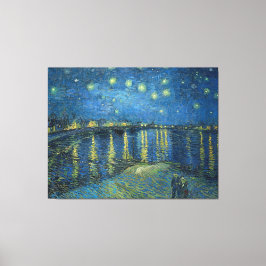 Van Gogh Starry Night Rhone Painting Canvastryck