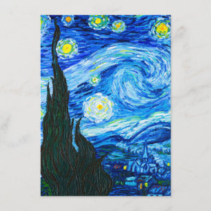 Van Gogh Starry Night Tilläggskort