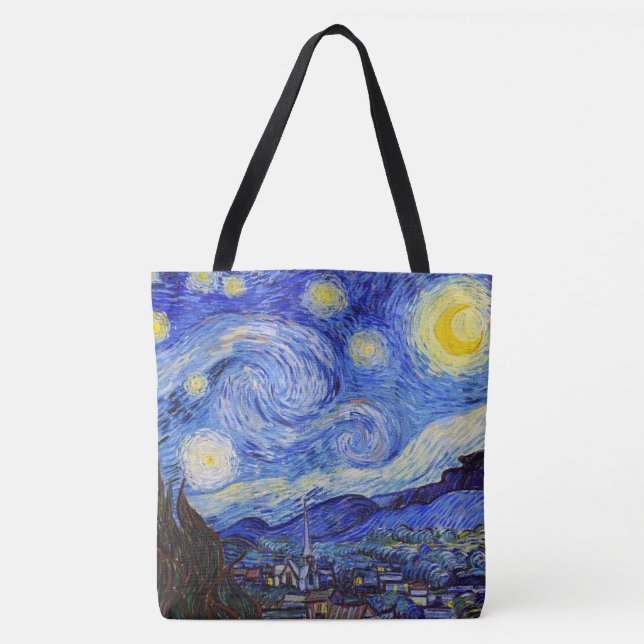 Van Gogh, “ Starry Night ” Tygkasse (Framsida)