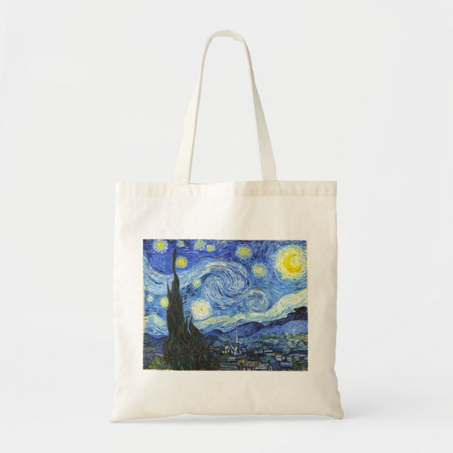 VAN GOGH Starry Night Tygkasse (Framsidan)