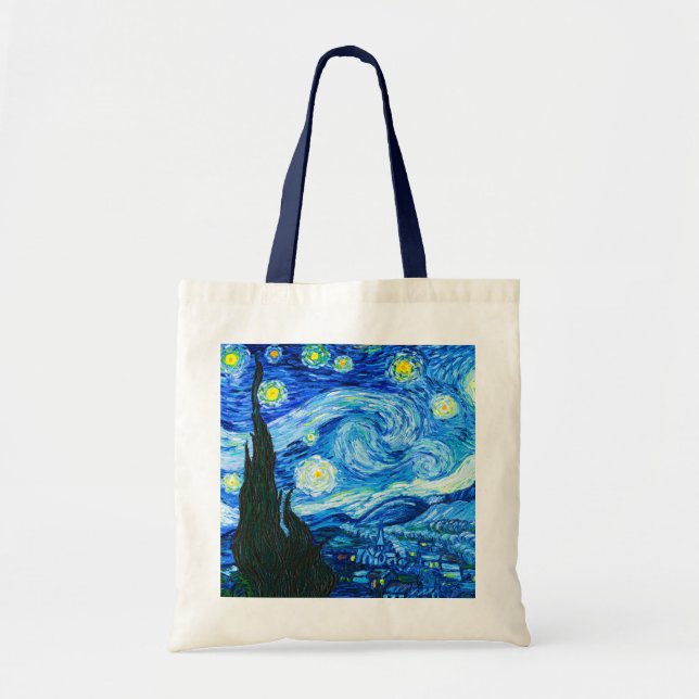 Van Gogh Starry Night Tygkasse (Framsidan)