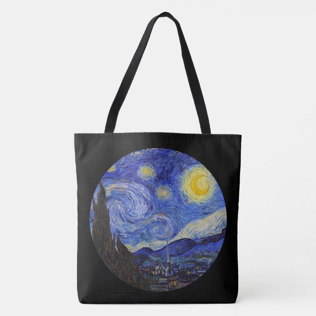 van Gogh , “ Starry Night ” Tygkasse (Framsida)