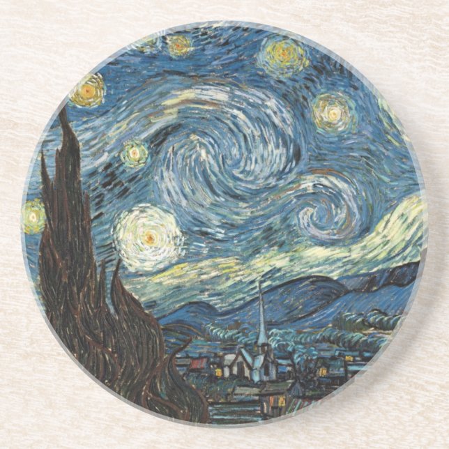 Van Gogh Starry Night Underlägg (Framsidan)