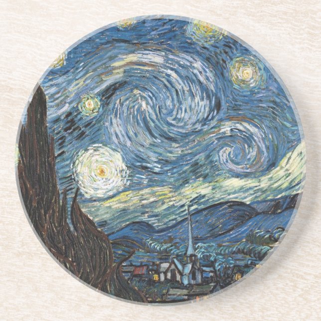 Van Gogh Starry Night Underlägg (Framsidan)