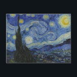 Van Gogh/Starry Night Vykort<br><div class="desc">Van Gogh Starry Nattkort</div>