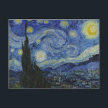 Van Gogh/Starry Night Vykort<br><div class="desc">Van Gogh Starry Nattkort</div>