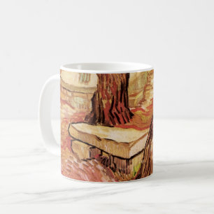 Van Gogh Stenbergänk i trädgården, St Paul-sjukhus Kaffemugg