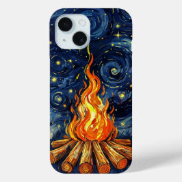 Van Gogh Stil Campfire