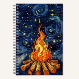 Van Gogh Stil Campfire