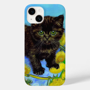 Van Gogh Stil Cat med solblommor